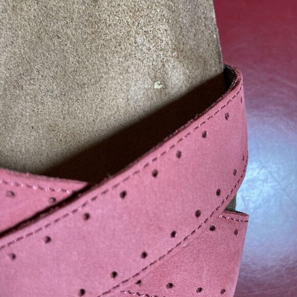 Naot Leather Ankle Strap Sandals Womens EU 36 US 5.5 Pink Israel Comfort Travel - Picture 3 of 14